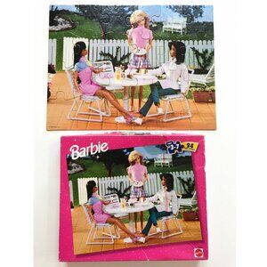 1990s Barbie Puzzle COMPLETE Jigsaw Kids Game 24 Pieces